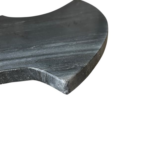 Black Bat Marble Cheese Board with Knife 17x10 Spooky Halloween Hosting NEW - Picture 6 of 14